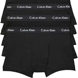 Calvin Klein Men's Underwear Cotton Classics Multipack Trunks 5 pack Size Large
